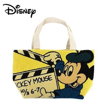 米奇 毛巾繡 保冷袋 手提袋 便當袋 保冷提袋 Mickey 迪士尼 Disney【金石堂、博客來熱銷】