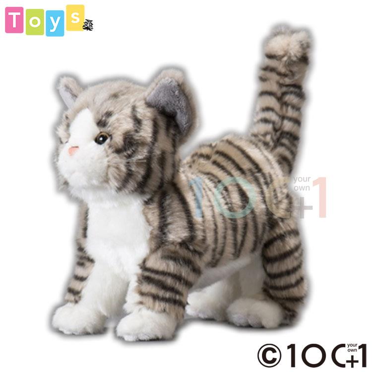 虎斑貓造型填充玩偶