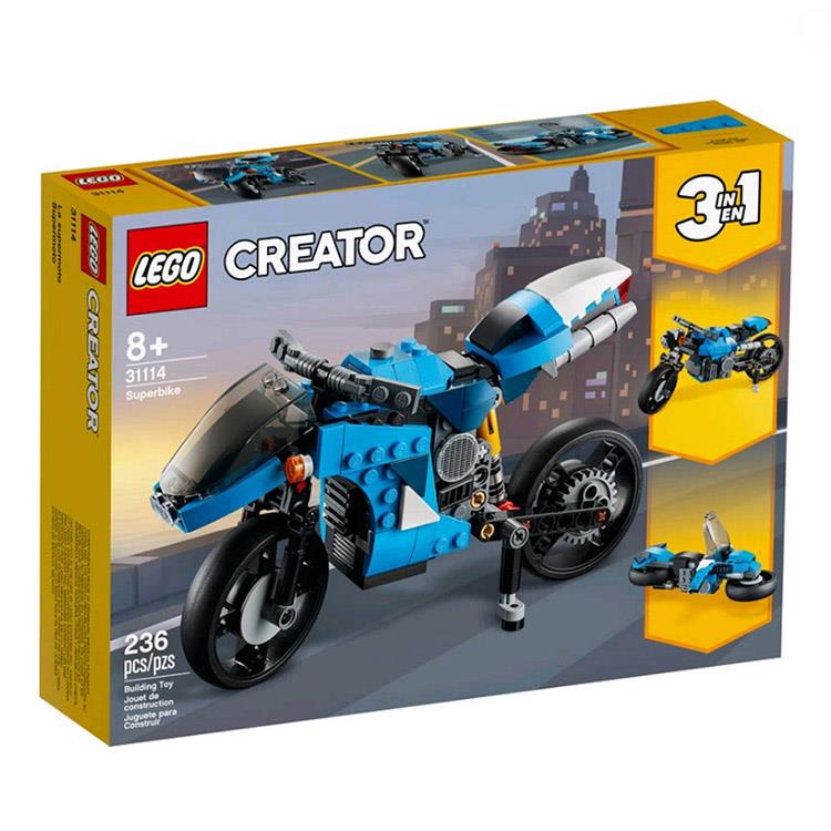 LEGO 樂高《LT31114 》三合一創意Creator 系列－超級摩托車