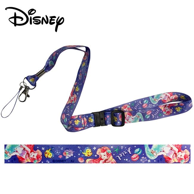 小美人魚 頸掛繩 手機頸掛繩 手機掛繩 證件套掛繩 迪士尼公主 Ariel 迪士尼 Disney