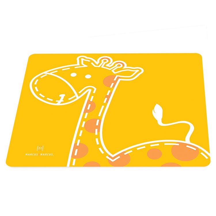 《 MARCUS＆MARCUS 》動物樂園矽膠餐墊－長頸鹿