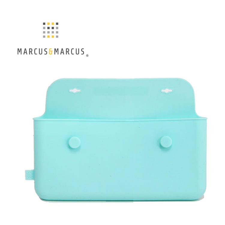 《 MARCUS＆MARCUS 》輕巧矽膠餐具收納袋－湖水綠