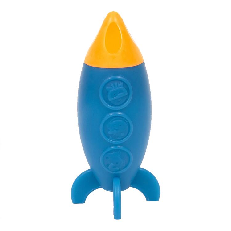 《 MARCUS＆MARCUS 》動物樂園矽膠洗澡玩具－火箭