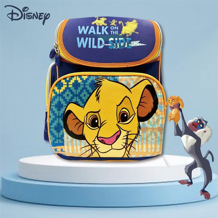 【Disney 迪士尼】獅子王可拆式兩用拉桿護脊書包