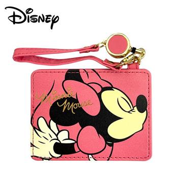 米妮 皮質 彈力票卡夾 票夾 證件套 悠遊卡夾 Minnie 迪士尼 SHOBIDO 妝美堂【金石堂、博客來熱銷】