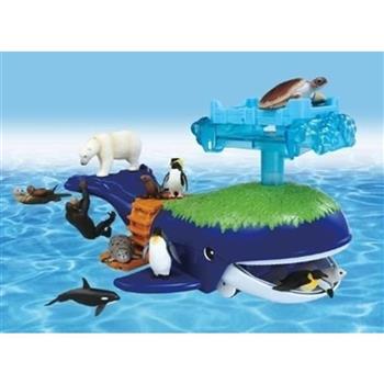 TOMICA 冒險鯨魚島遊戲組 AN89576 多美動物園【金石堂、博客來熱銷】