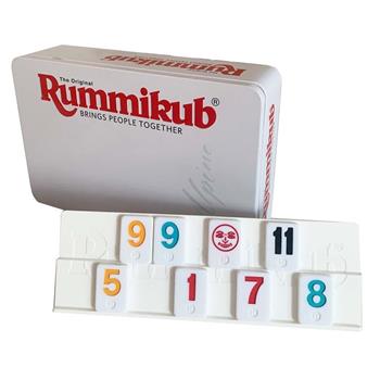 Rummikub 拉密-數字磚塊牌Alpine 拉密外出型鐵盒新版【金石堂、博客來熱銷】
