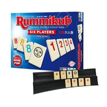 Rummikub 拉密 數字磚塊牌XP 6人版桌遊（新版）【金石堂、博客來熱銷】