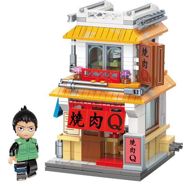 Qman 火影忍者 街景系列 一樂拉麵 （漩渦鳴人公仔）_QM46819 啟蒙積木 公司貨