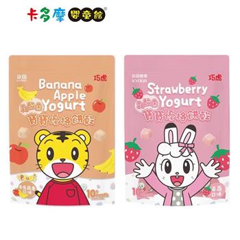 【京田製菓 KYODA】巧虎寶寶 乳酸菌優格餅乾 寶寶零食 乳酸菌 （2款口味任選）｜卡多摩