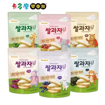 【韓國 ibobomi】嬰兒米餅 30g 寶寶米餅 韓國米餅 寶寶餅乾 （5種口味可選）｜卡多摩【金石堂、博客來熱銷】