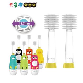 日本 【Vivatec 】Mega Ten 動物造型電動牙刷 刷頭 2入｜卡多摩【金石堂、博客來熱銷】