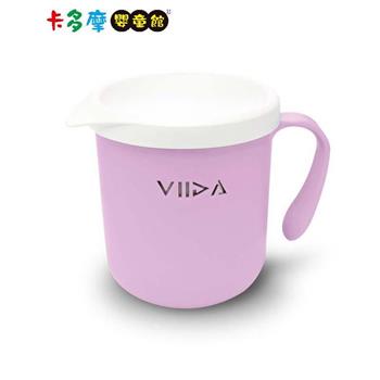 【VIIDA 】Soufflé 抗菌不鏽鋼兒童水杯/兒童餐具/學習杯/不鏽鋼杯－粉/藍/綠/黃/紫｜卡多摩嬰童館