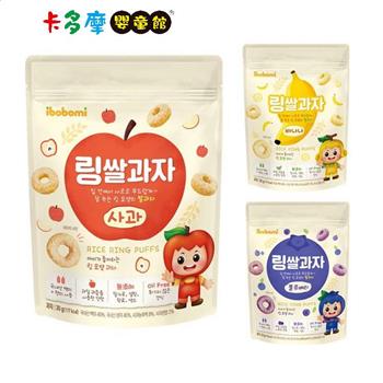 【韓國 ibobomi】 嬰兒米圈圈 30g 米圈圈 寶寶餅乾 寶寶零食 寶寶米圈圈【金石堂、博客來熱銷】