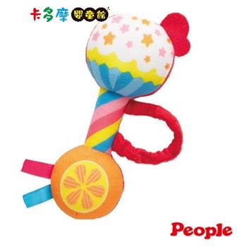 【日本 People】新手環手搖鈴 音樂玩具 咬舔玩具｜卡多摩【金石堂、博客來熱銷】