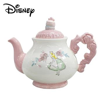 愛麗絲 陶瓷 茶壺 550ml 附濾網 濾茶壺 造型茶壺 愛麗絲夢遊仙境 迪士尼 Disney【金石堂、博客來熱銷】