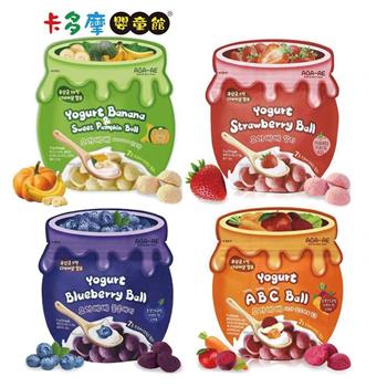 【AGA－AE 韓國】 益生菌寶寶優格球 草莓/藍莓/綜合ABC/香蕉南瓜 寶寶零食 寶寶餅乾｜卡多
