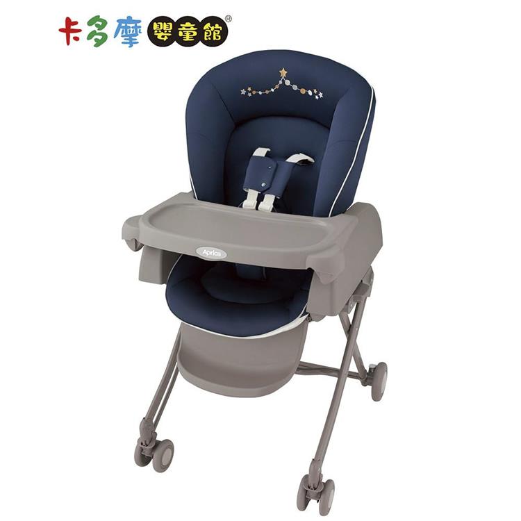 【Aprica 愛普力卡】標準款0－4歲手動安撫餐搖床椅YuraLism Smart/藍海樂園｜卡多摩