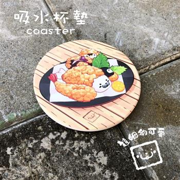 炸蝦／陶瓷杯墊