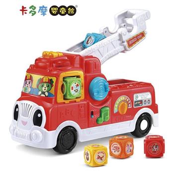 【美國 LeapFrog 】翻滾積木消防車 積木消防車 全系列買就送贈品牌捲｜卡多摩【金石堂、博客來熱銷】