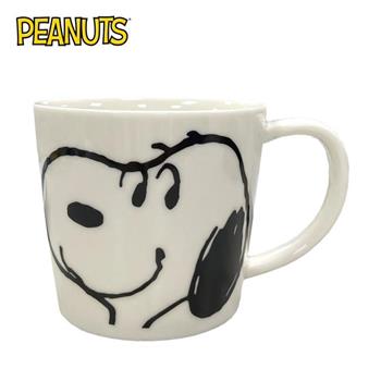 史努比 寬口馬克杯 280ml 日本製 寬口杯 咖啡杯 Snoopy 金正陶器【金石堂、博客來熱銷】