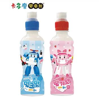 【京田製菓 KYODA】 波力酸乳風味飲料－牛奶/草莓 220ml｜卡多摩