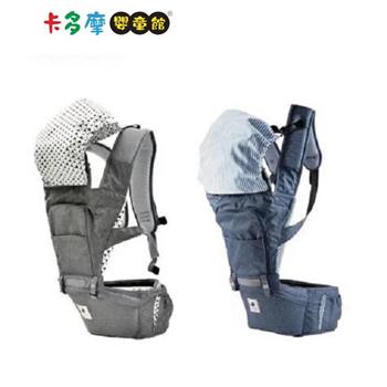 【POGNAE】No.5 超輕量機能坐墊型背巾-東京灰/牛仔藍｜卡多摩【金石堂、博客來熱銷】