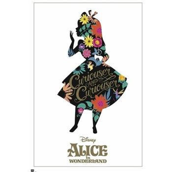 【迪士尼】愛麗絲夢遊仙境（剪影） 海報【金石堂、博客來熱銷】