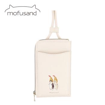 貓福珊迪 側背隨身包 皮質斜背包 側背包 隨身小包 mofusand