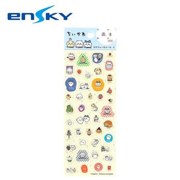 吉伊卡哇 透明貼紙 日本製 貼紙 手帳貼 裝飾貼紙 Chiikawa ENSKY
