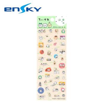 吉伊卡哇 透明貼紙 日本製 貼紙 手帳貼 裝飾貼紙 Chiikawa ENSKY