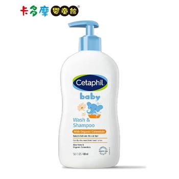 【Cetaphil 舒特膚】Baby舒緩洗髮沐浴露 400ml ｜卡多摩