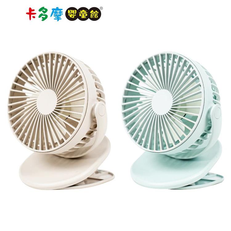 【AIRMATE 艾美特】桌上型 夾式 充電風扇 茉莉白/湖水綠 新一代 UD705｜卡多摩 - 綠