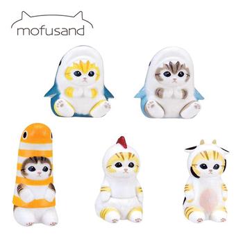 盒裝5款 貓福珊迪 造型公仔 P1 盒玩 公仔 擺飾 鯊魚貓 mofusand