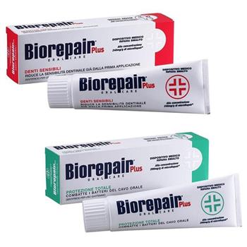 義大利【 Biorepair Plus 貝利達】加強型牙膏 75ml－抗敏/全效｜卡多摩【金石堂、博客來熱銷】