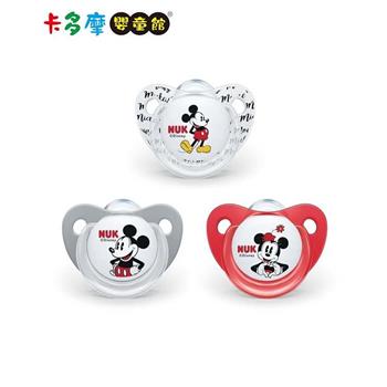 【德國 NUK】米奇安睡型矽膠安撫奶嘴－0－6M/6－18M 款式隨機｜卡多摩
