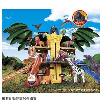 TOMICA多美動物園 ANIA 冒險王國 變形大樹基地_AN90197