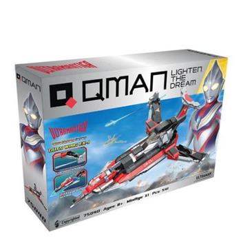 Qman ULTRAMAN 奧特曼 勝利飛燕EX－J號 QM30512 啟蒙積木