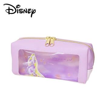迪士尼公主 皮質 透明筆袋 鉛筆盒 筆袋 化妝包 收納包 魔髮奇緣 小美人魚【金石堂、博客來熱銷】