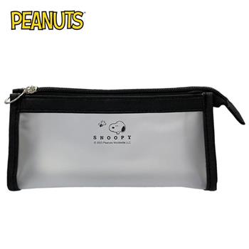 史努比 透明筆袋 鉛筆盒 筆袋 化妝包 收納包 Snoopy PEANUTS【金石堂、博客來熱銷】