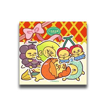 水果二毛禮盒小貼紙套組