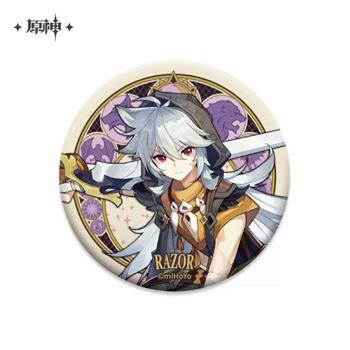 原神 蒙德城主題系列 人物馬口鐵徽章-雷澤