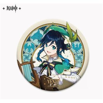 原神 蒙德城主題系列 人物馬口鐵徽章-溫迪