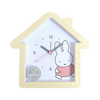 米飛兔 造型鬧鐘 滑動式秒針 靜音鬧鐘 指針時鐘 鬧鐘 Miffy 米菲兔【金石堂、博客來熱銷】