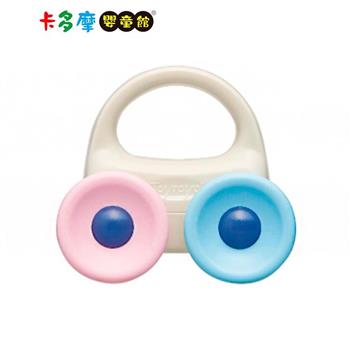 【Toyroyal樂雅】北歐風可消毒手搖鈴-滾輪搖鈴｜卡多摩