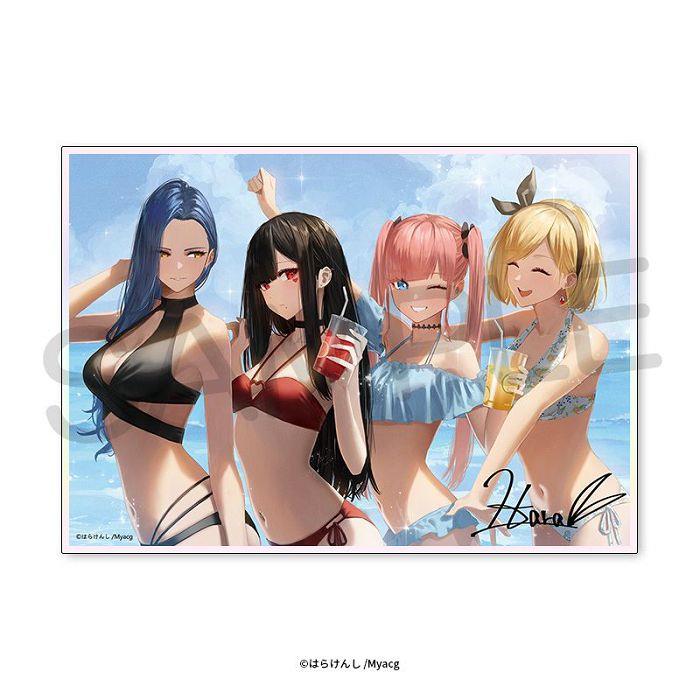 はらけんし 直筆サイン 色紙