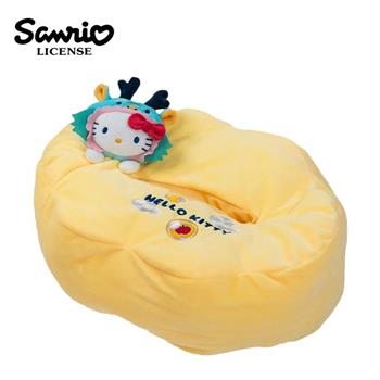 凱蒂貓 龍年限定 面紙套 衛生紙套 絨毛面紙套 居家擺飾 Hello Kitty