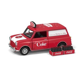 【Tiny City】Morris Mini Coca-Cola 1/50可口可樂合金汽車模型【金石堂、博客來熱銷】