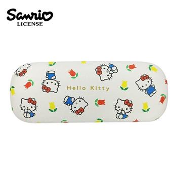 凱蒂貓 硬殼 眼鏡盒 附拭鏡布 眼鏡收納盒 Hello Kitty 三麗鷗 Sanrio【金石堂、博客來熱銷】