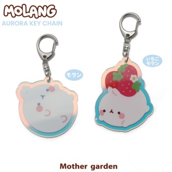 【萌浪兔MOLANG】極光壓克力吊飾-草莓